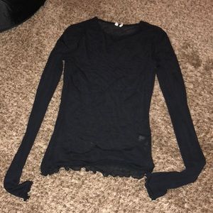 Mesh long sleeve shirt from urban outfitters